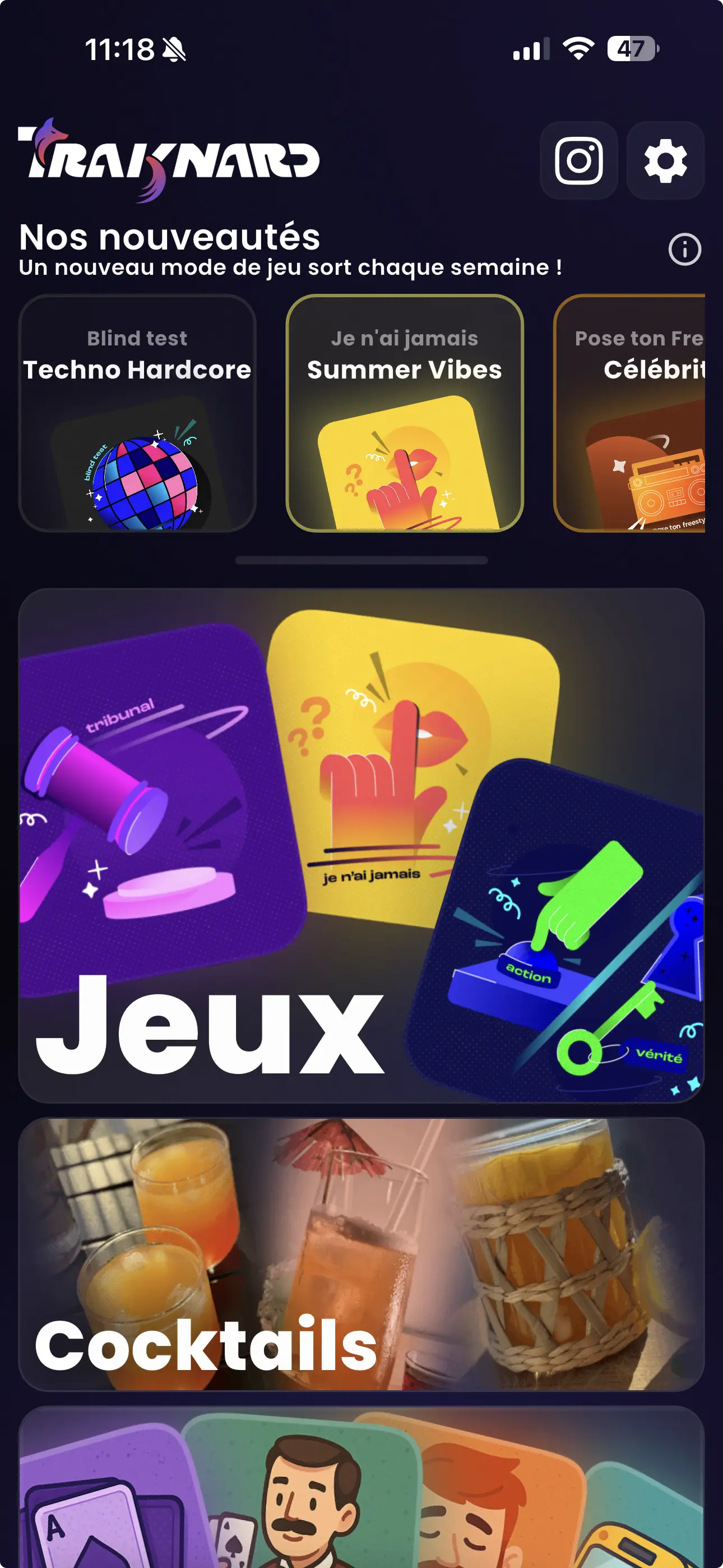 Traknard screenshot