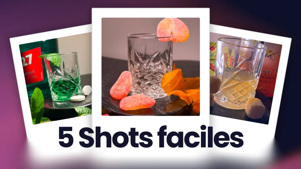 5 Shots faciles à faire en soirée