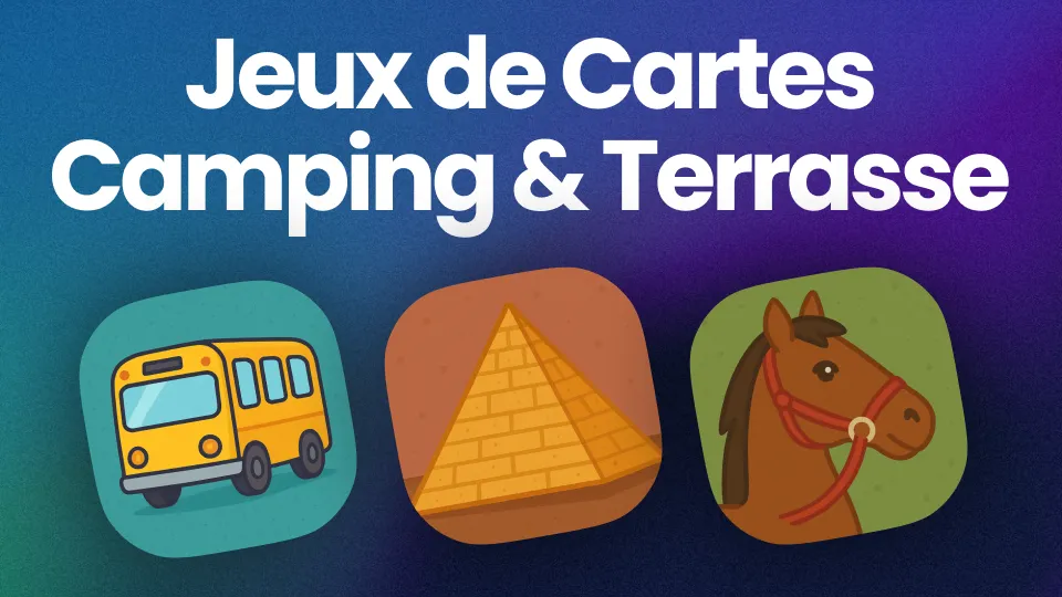 8 jeux de cartes pour le camping et la terrasse 🃏