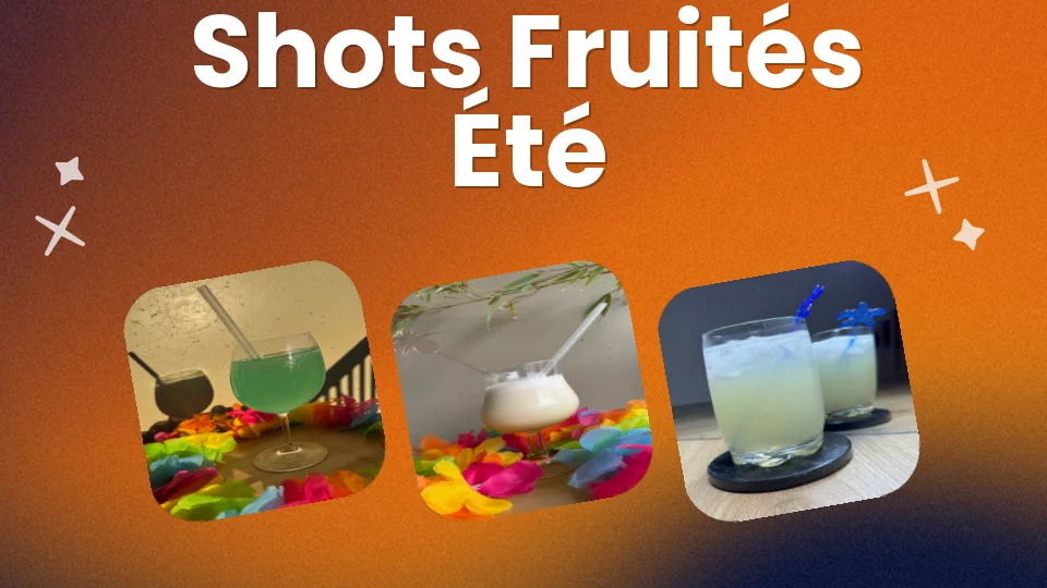 3 shots fruités pour l'été ? Sex on the Beach, Mango Cooler, Passion Tequila