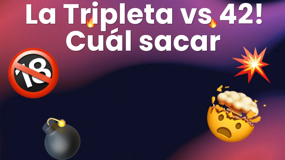 ¡La Tripleta vs 42! : ¿cuál sacar en el aperitivo? ?