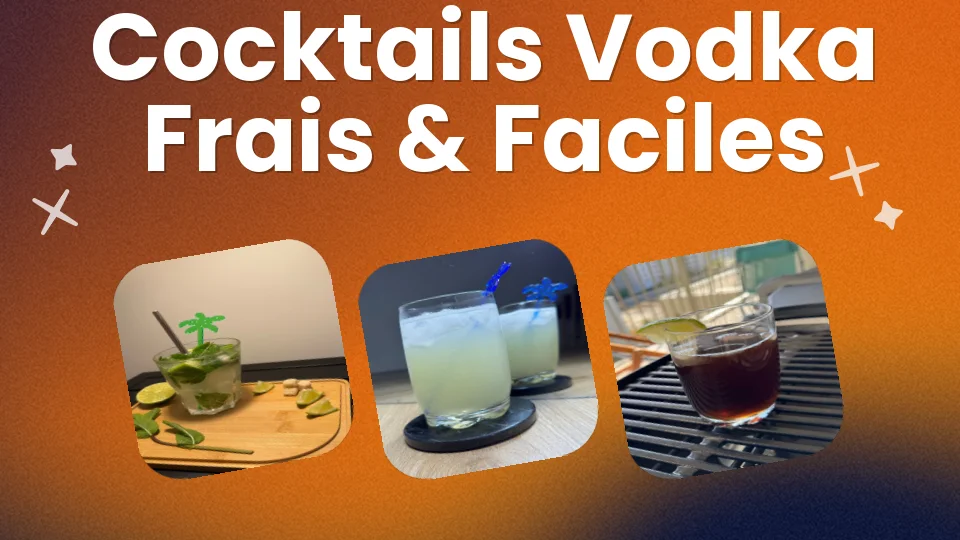 8 cocktails vodka faciles et frais pour l'été 🍹