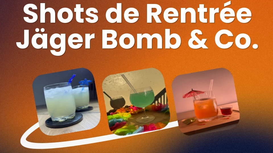 3 shots de rentrée originaux à dégainer ce soir 🎓