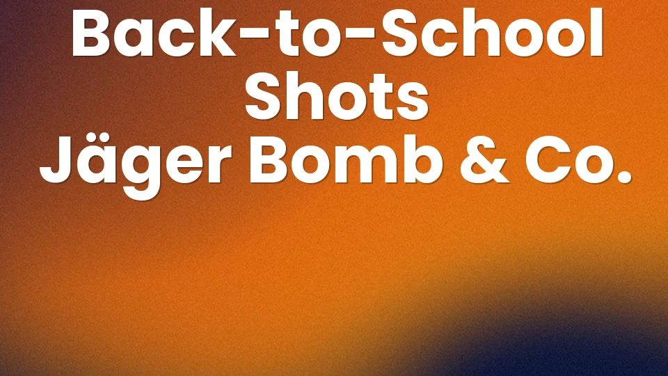 3 Epic Back-to-School Shots to Pull Out Tonight 🎓