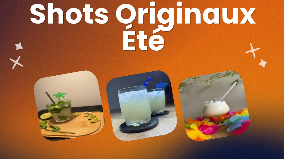 3 shots originaux pour l'été 🍹 Kamikaze, Apple & Passion