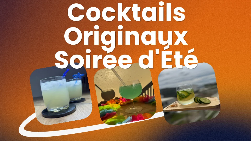 🍹 Bella Luna, Violet Kiss, Madeleine : 3 cocktails originaux pour ta soirée d'été