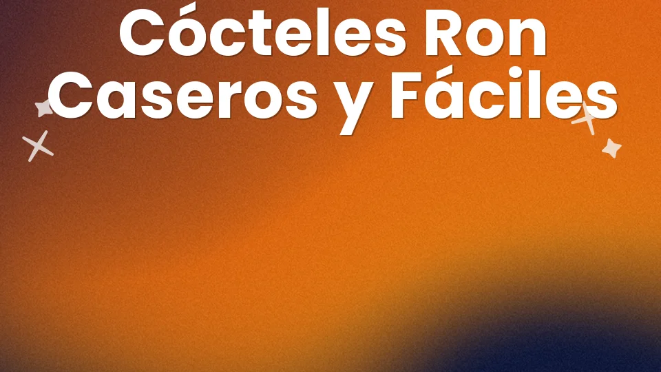 8 cócteles de ron caseros fáciles para este verano ?