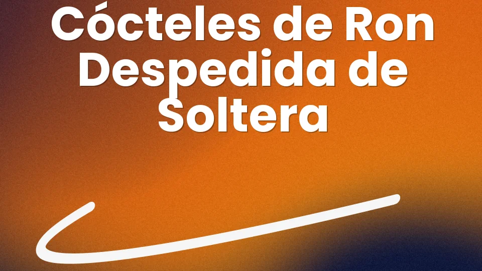 3 cócteles de ron para la despedida de soltera 🍹 Cuba Libre, Dark'N Stormy, Zombie
